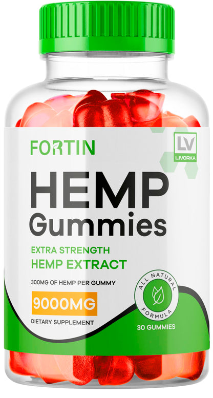 Fortin Hemp Wellness Gummies - 30 Count