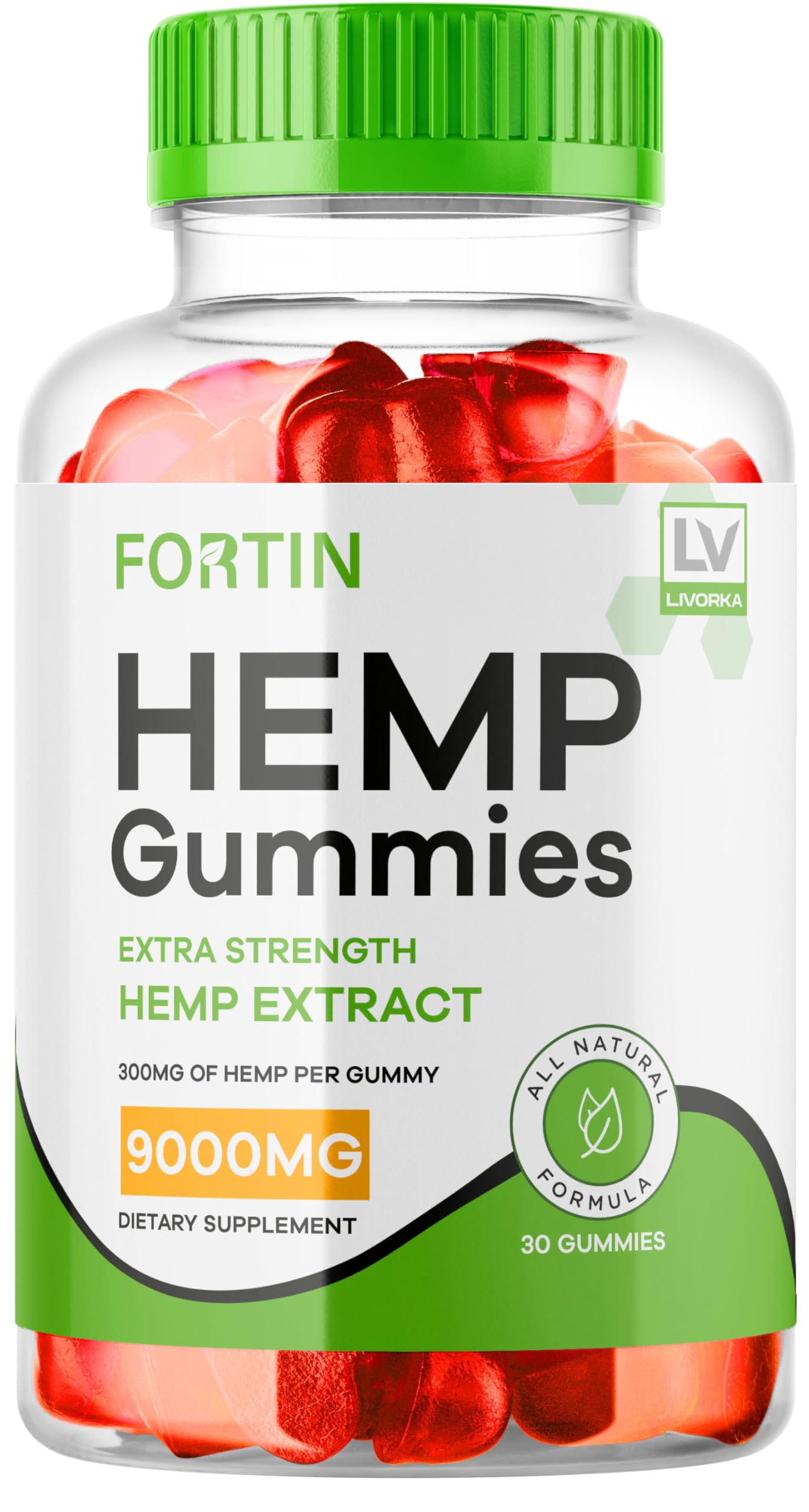 Fortin Hemp Wellness Gummies - 30 Count