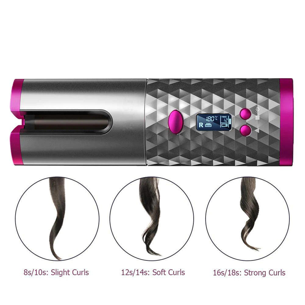 RadiantGlowCo Portable Hair Curler